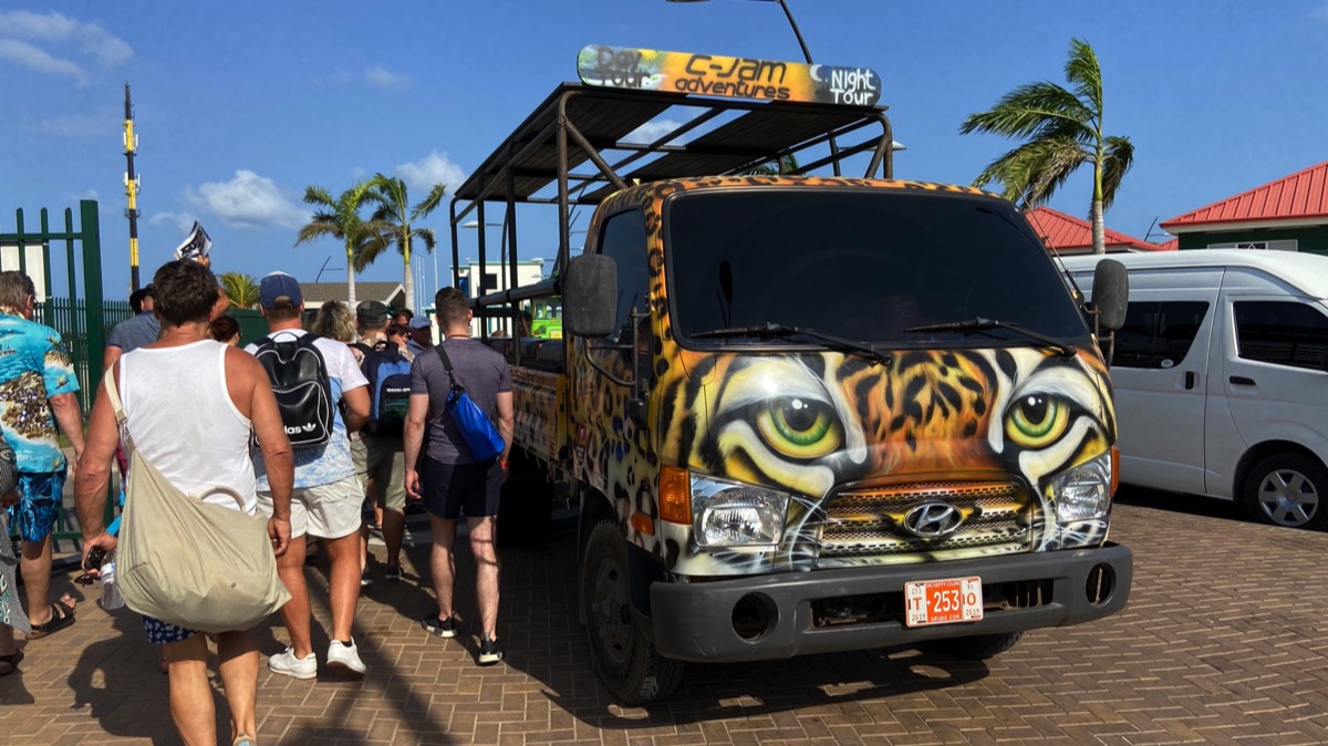 Aruba Oranjestad Tiger Bus